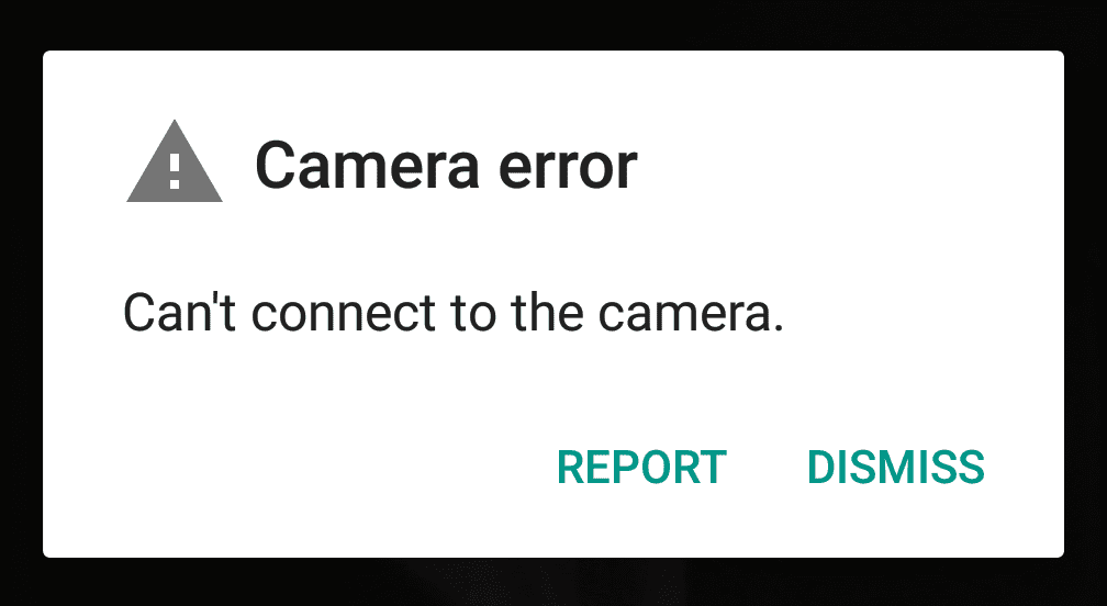 Phone Camera Stops Working