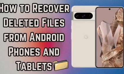 How do I recover lost data